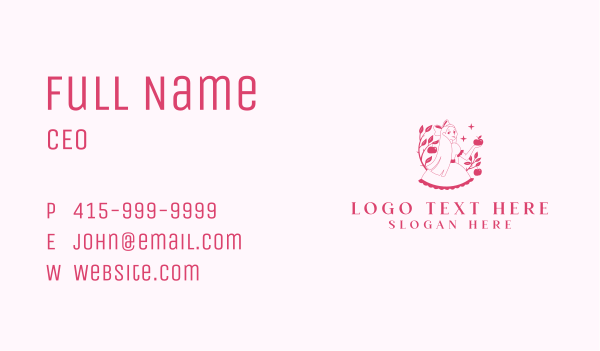 Apple Girl Bakery Business Card Design Image Preview