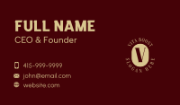 Gold Luxury Enterprise  Business Card Image Preview