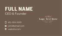 Floral Luxury Wordmark Business Card Image Preview