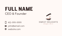 Pretty Feminine Eyelashes Business Card Image Preview