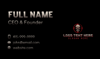 Skull Target Shooting Business Card Image Preview