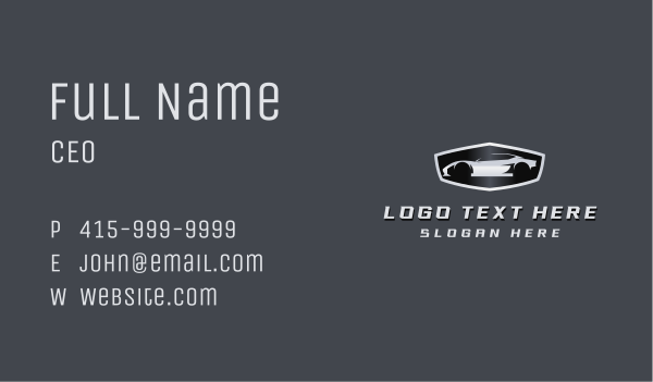 Automotive Car Dealer Business Card Design Image Preview