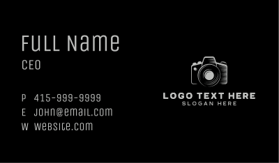 Multimedia Camera Photography Business Card Image Preview