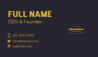 Premium Feminine Shop Wordmark Business Card Image Preview