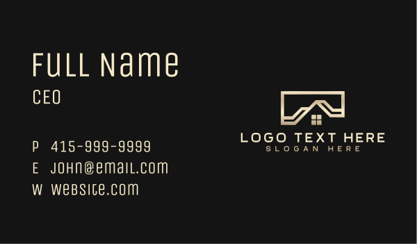 Home Roofing Realty Business Card Design Image Preview