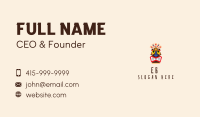 Native Aztec Character  Business Card Image Preview