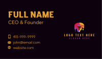 Paintbrush Dripping Paint Business Card Image Preview