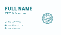 Coastal Waves Surf Business Card Design