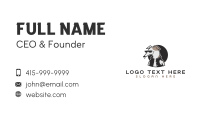 Greyhound Cool Rockstar Business Card Image Preview