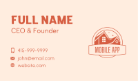 House Roofing Realty Business Card Image Preview