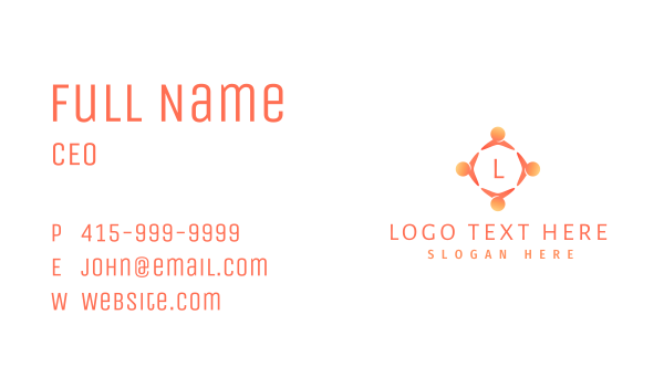 Peer People Lettermark Business Card Design Image Preview
