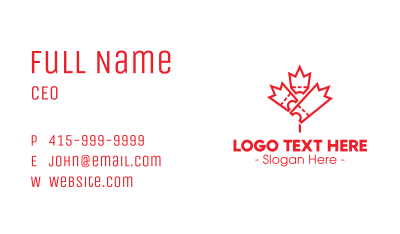 Maple Tickets Business Card
