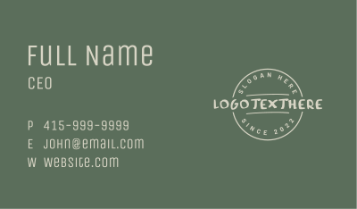 Casual Street Style Business Card Image Preview