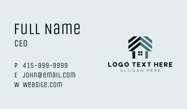 Roof Property Roofing Business Card Design Image Preview