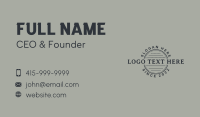 Classic Circle Enterprise  Business Card Preview