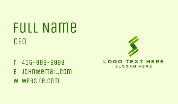 Industrial Company Letter S Business Card Design Image Preview