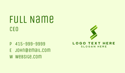 Industrial Company Letter S Business Card Image Preview