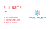 Fire Ice Crystal Energy Business Card Image Preview