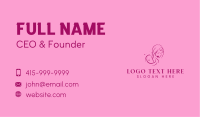 Hair Salon Lady Business Card Image Preview
