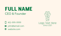 Geometric Leaf Garden Business Card Image Preview