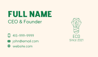 Geometric Leaf Garden Business Card Image Preview