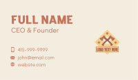 Woodworking Ax Tool Business Card Image Preview