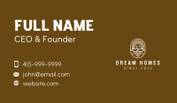 Coffee Barista Mascot  Business Card Image Preview