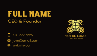 Ribbon Gift Chariot Business Card Image Preview