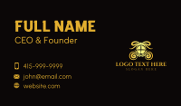 Ribbon Gift Chariot Business Card Preview
