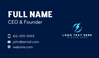 Bolt Lightning Power Business Card Design