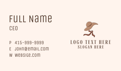 Fashion Hat Scarf  Business Card Image Preview