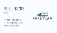 Logistics Truck Transportation Business Card Image Preview