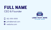 Blue Race Driver Business Card Image Preview
