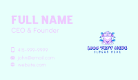 Retro Bunny Rabbit Business Card Preview