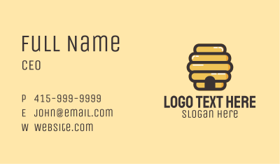 Organic Beehive Business Card Image Preview