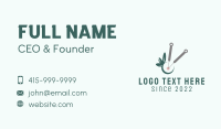 Acupuncture Leaf Therapy  Business Card Image Preview