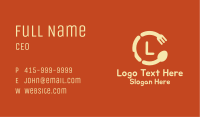 Cutlery Utensils Letter  Business Card Image Preview