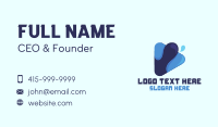 Blue Water Media Player Business Card Image Preview