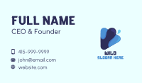 Blue Water Media Player Business Card Image Preview