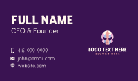 Skull Upward Arrow Business Card Preview