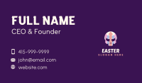 Skull Upward Arrow Business Card Image Preview