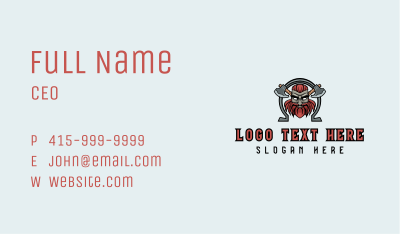 Viking Warrior Axe Business Card Image Preview
