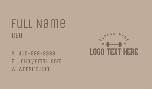 Fitness Gym Wordmark Business Card Design Image Preview