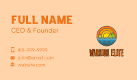 Multicolor Ocean Island  Business Card Image Preview