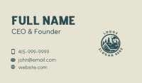 Forest Cabin Repair Business Card Image Preview