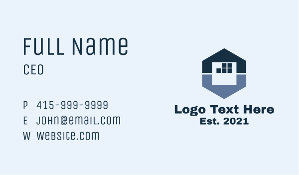 Storage Facility Building Business Card Design Image Preview