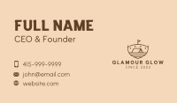 Camp Site Badge Business Card Image Preview