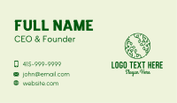 Eco Seedling Circle Business Card Image Preview
