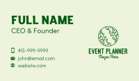 Eco Seedling Circle Business Card Image Preview