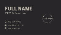 Round Graffiti Wordmark Business Card Image Preview